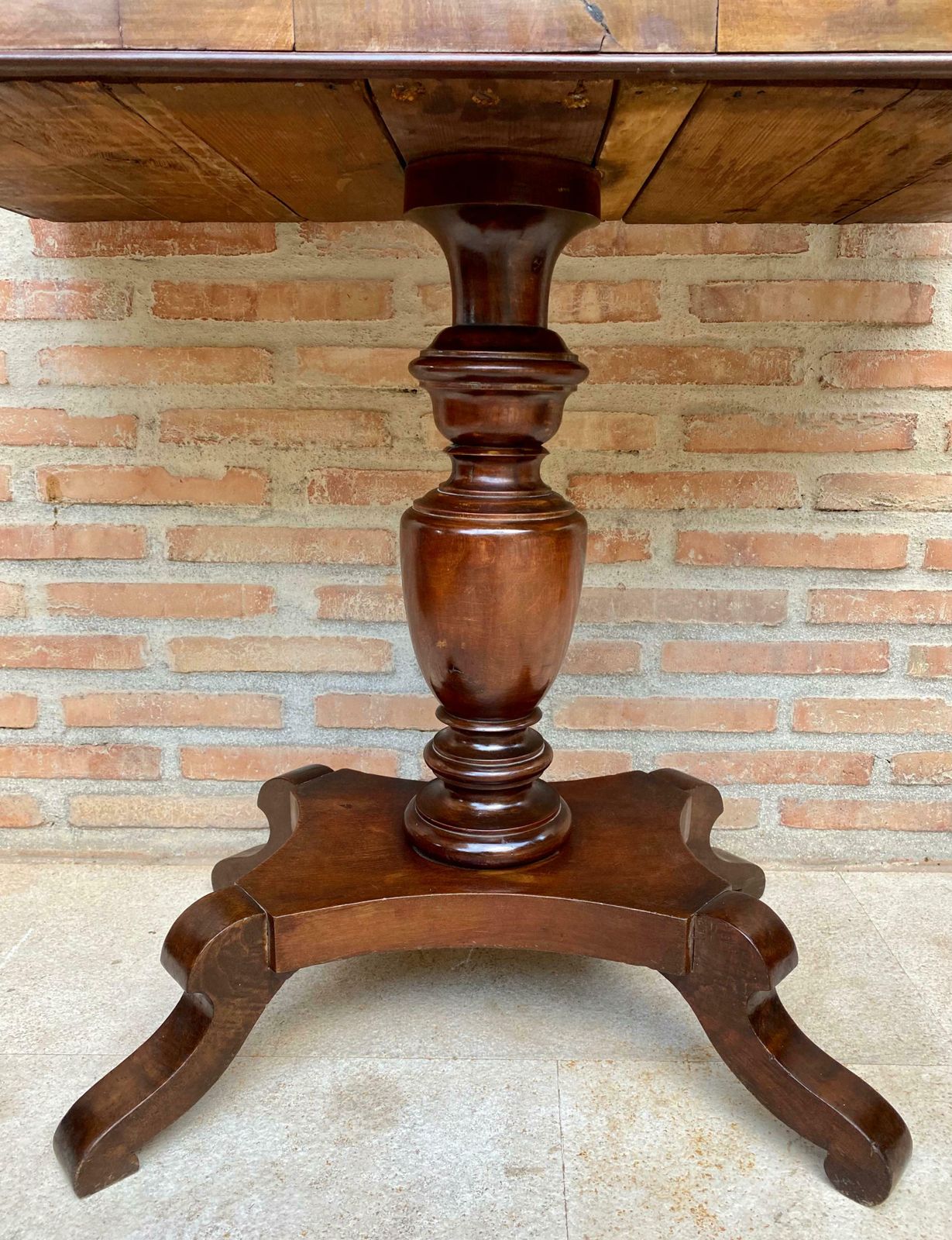 French Walnut Folding Game Table, 1920 photo furniture