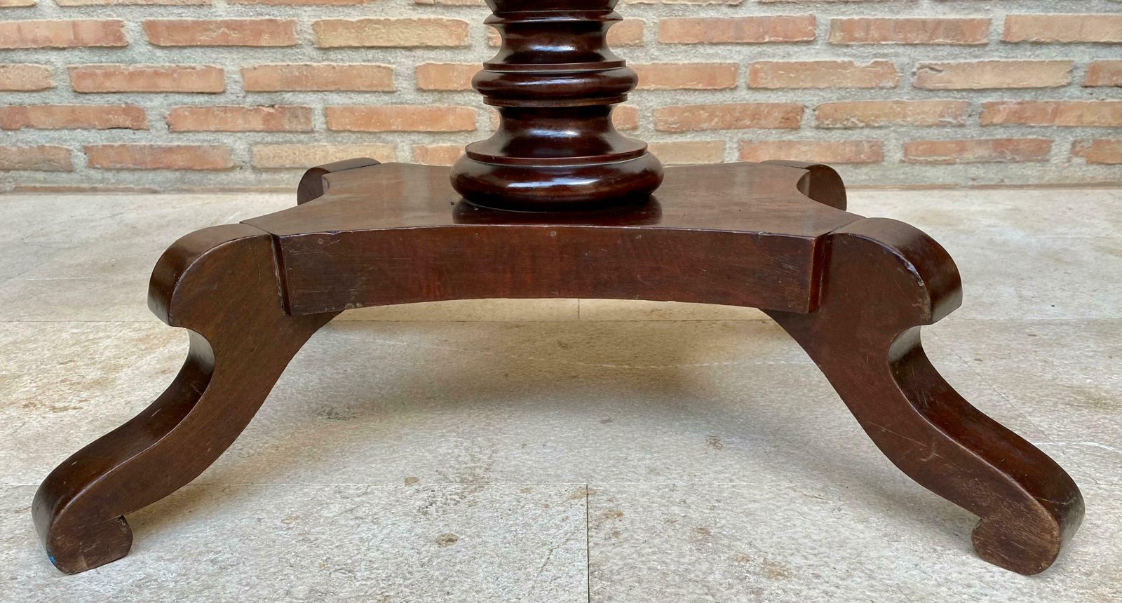 2402.0 French Walnut Folding Game Table, 1920 photo