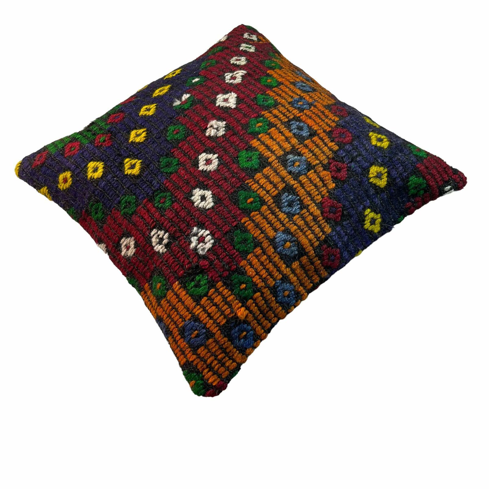 Etnische Kilim Kussen, 45x45 Cm Kussenhoes, Bohemian Kilim Kussen, Handgeweven Kilim Kussen, Sierkussen Voor Bank, Meditatie Kilim Hoes photo furniture