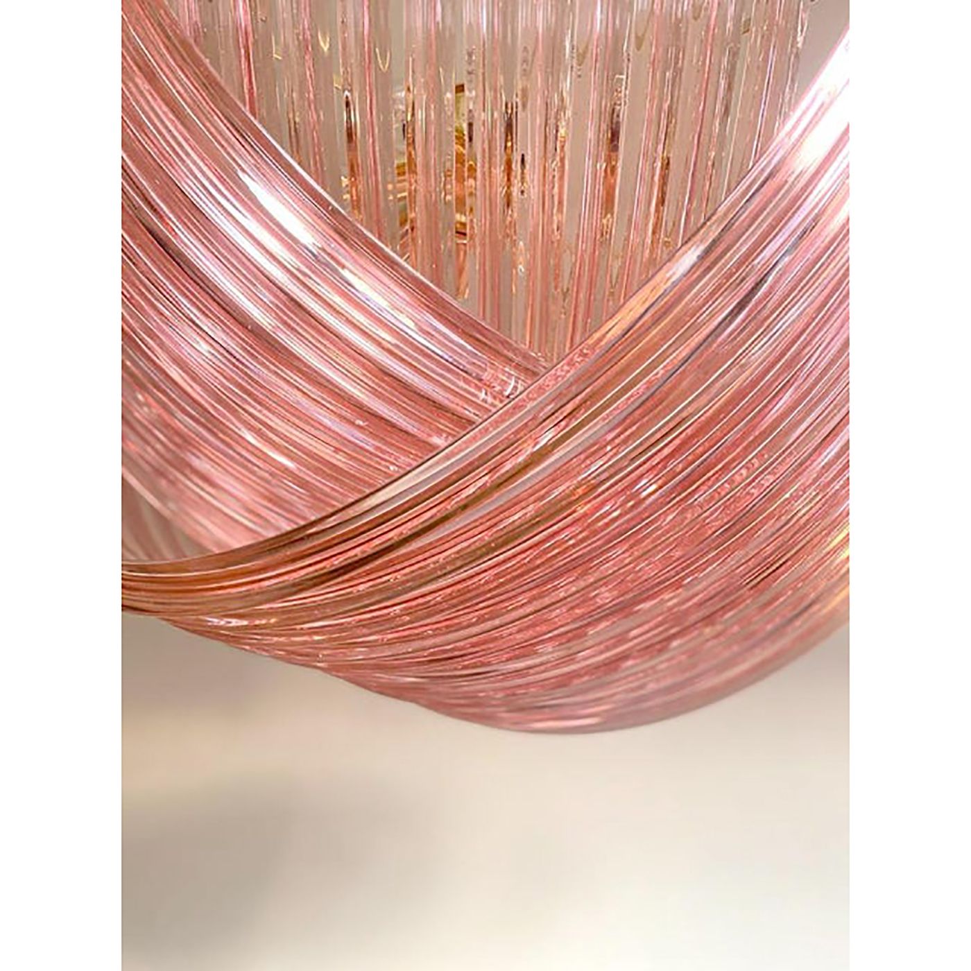 Contemporary Exagonal Bundled Triedro Murano Glass Chandelier photo buy