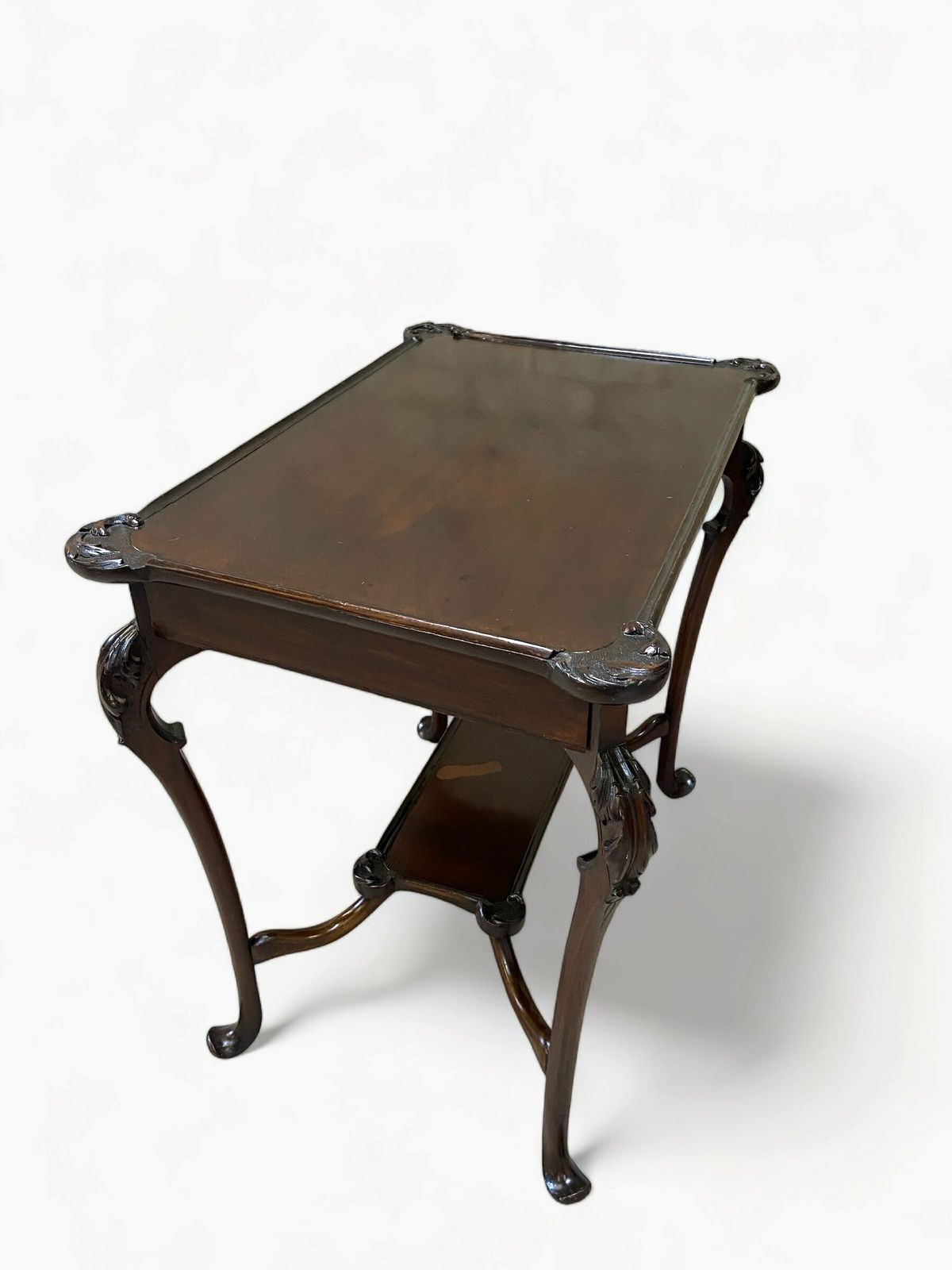 Antique Side Table / English, Edwardian Circa 1910 / Carved Details / Free Delivery photo furniture