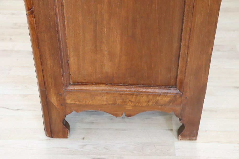 Furniture Antique Poplar Wardrobe Early 18th Century photo