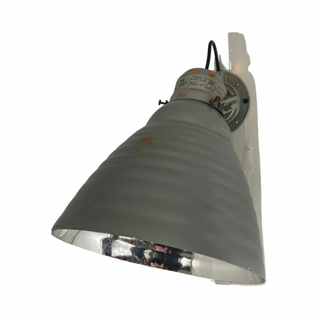 Adolf Meyer   Zeiss Ikon   Mirrored Photo Studio Lamp   Wall Mounted / Sconce   Multiple In Stock   Antique Industrial 1930's photo 358.0