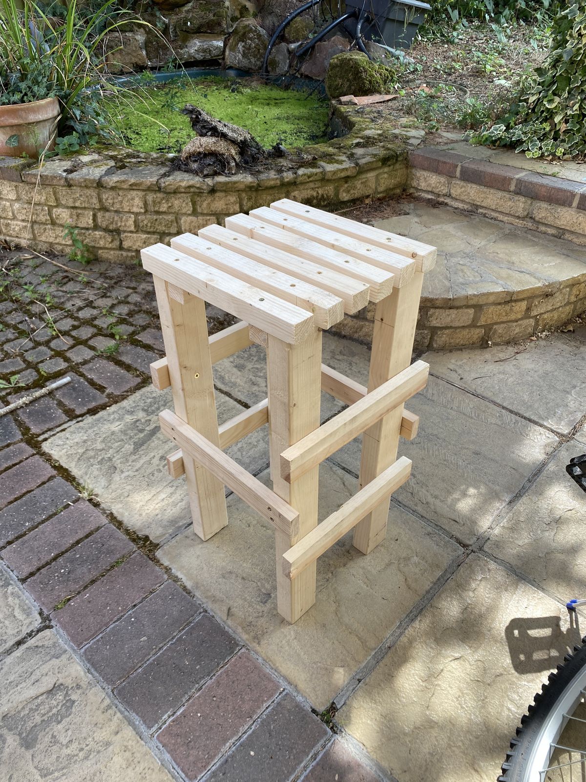 Square Bottom Bar Stool photo for sale