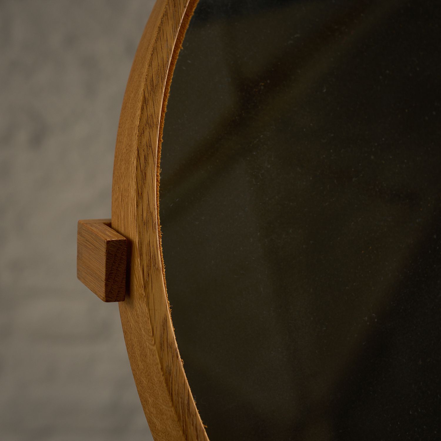photo furniture Oak And Metal Table Mirror By Uno And östen Kristiansson, Sweden, 1960s