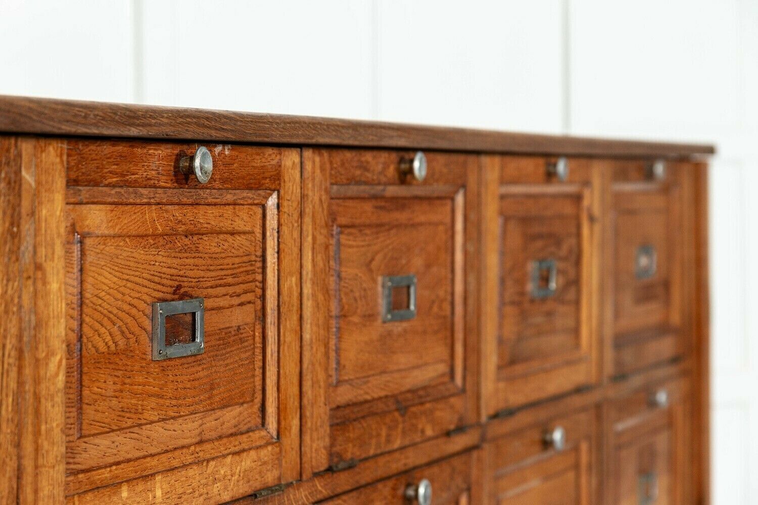Furniture Large French Oak Haberdashery Drawers / Cabinet / Console photo