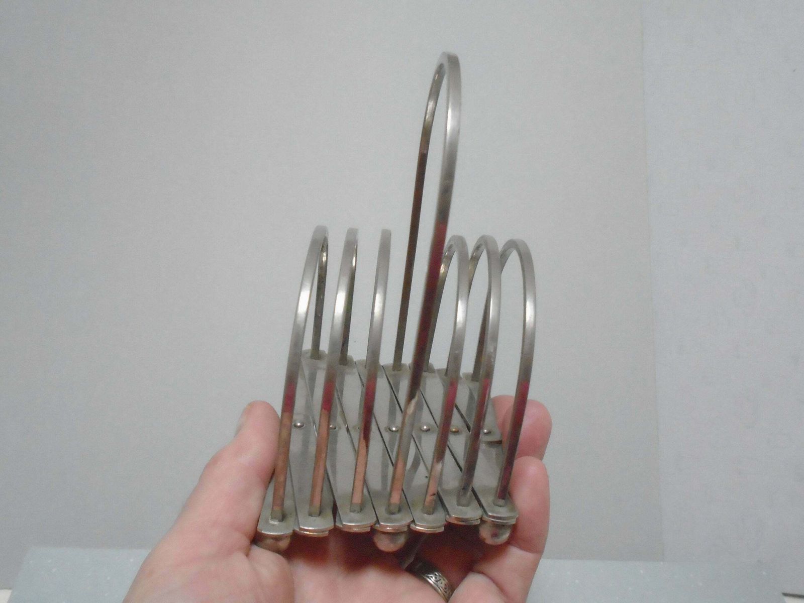 Concertina Desk Organizer, Letter Or File Holder, Industrial Table Storage Rack, Toast Rack photo buy