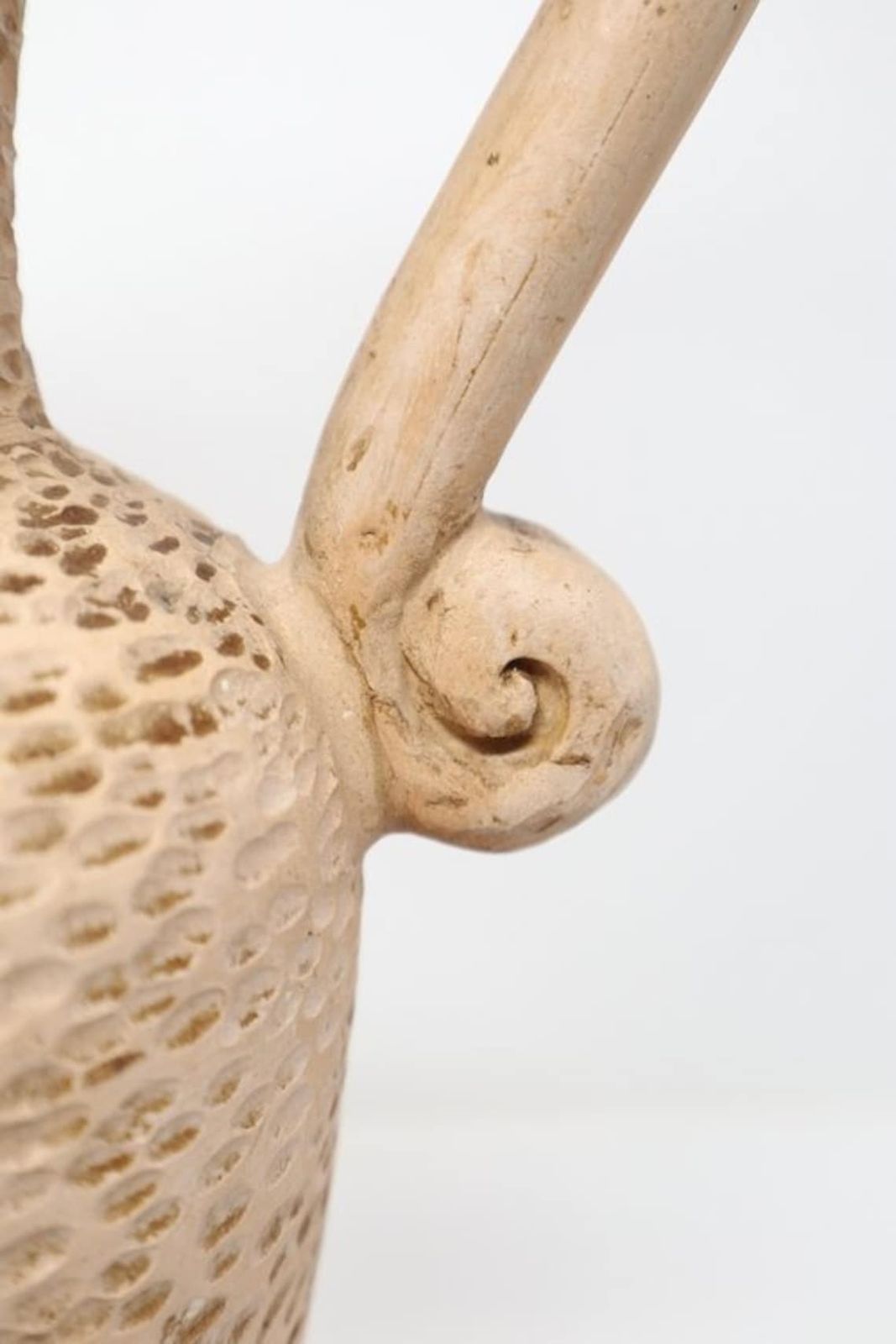 Large Blaise Rubino Ceramic Jug, Stoneware Vallauris Vase photo vinterior