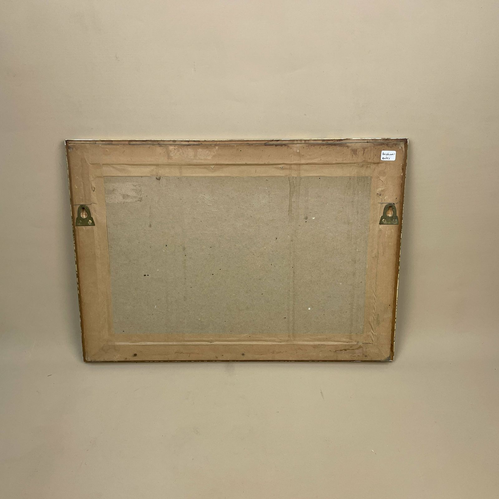 photo furniture Antique Kogyo Tsukioka Japanese 1898 Framed Wood Block Print Noh Dance Picture Costume Framed Gold Original Art Work Rectangle Oriental