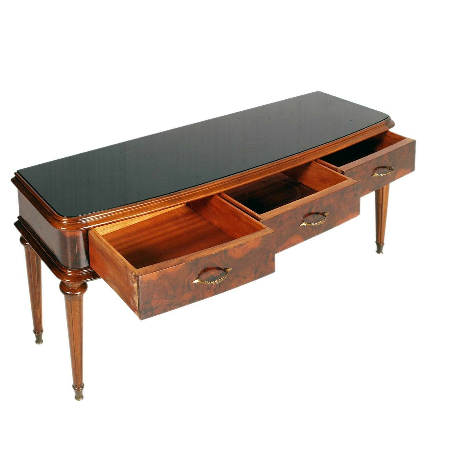 Art Decò Console, Walnut Root By Paolo Buffa For Permanente Mobili Cantù photo buy