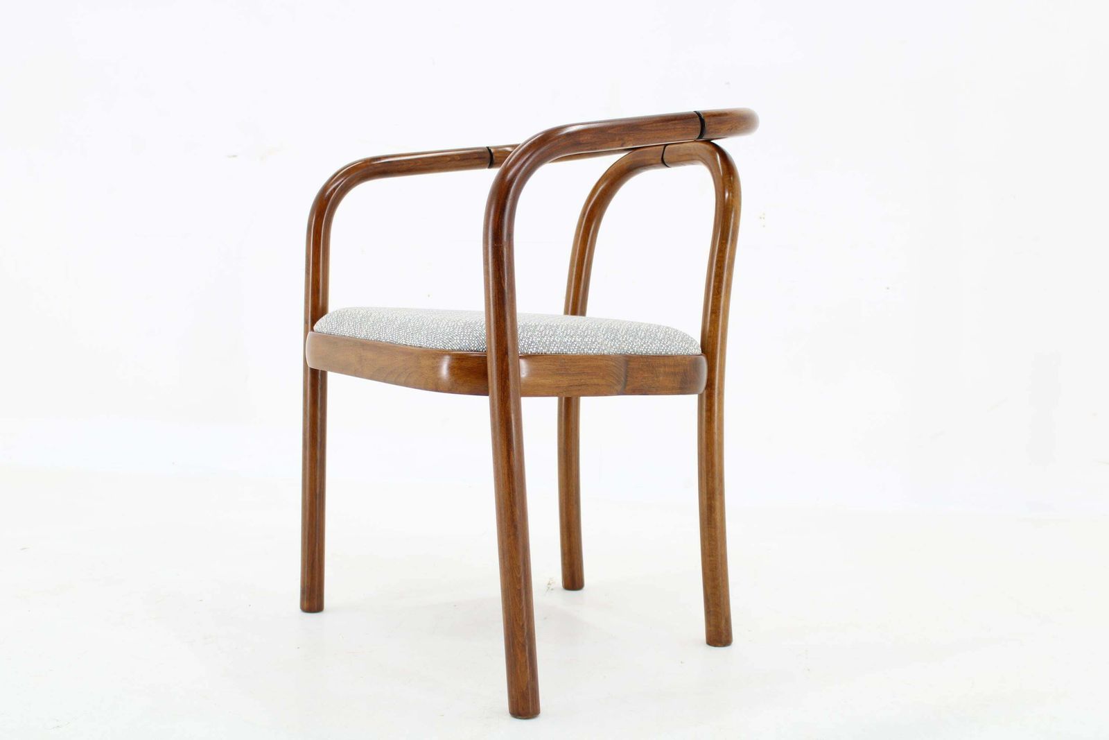 1970s Antonin Suman Chair By Ton In Zinc Fabric photo furniture