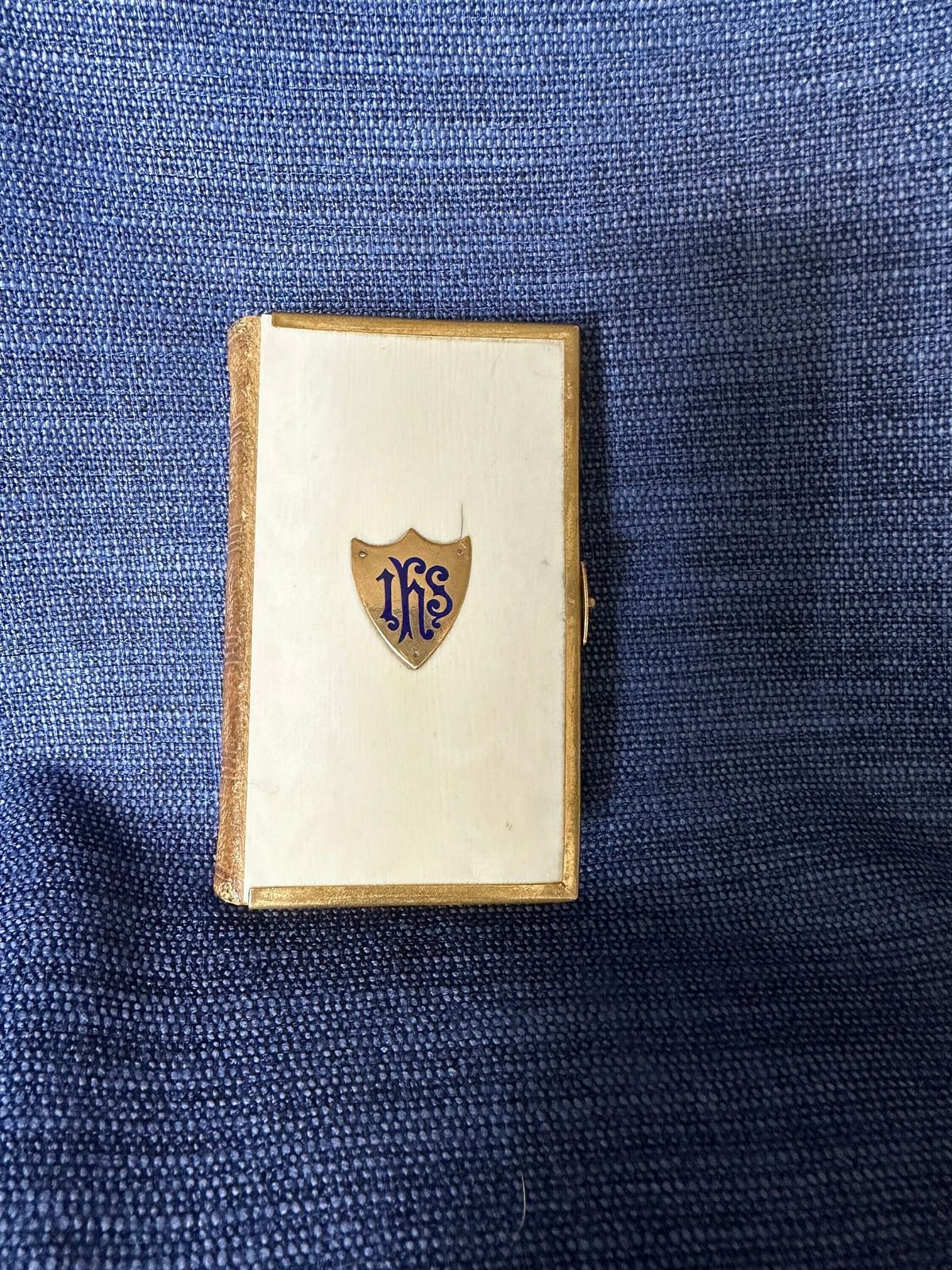 Antique Miniature Common Prayer Book   Henry Frowde White Cover
