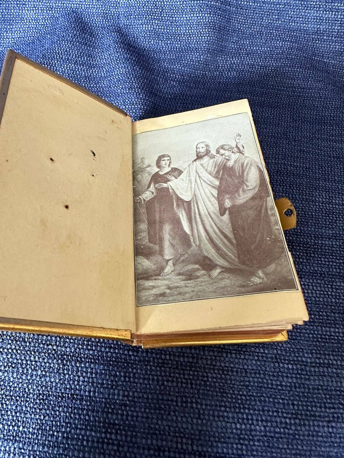 Antique Miniature Common Prayer Book   Henry Frowde White Cover photo vinterior