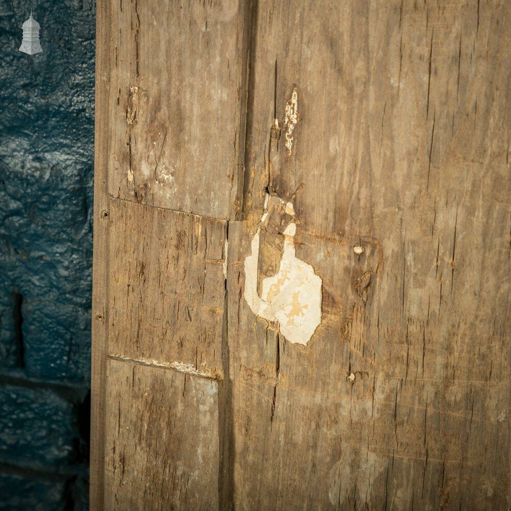 photo vintage Oak Panelled Door, Moulded 7 Panel