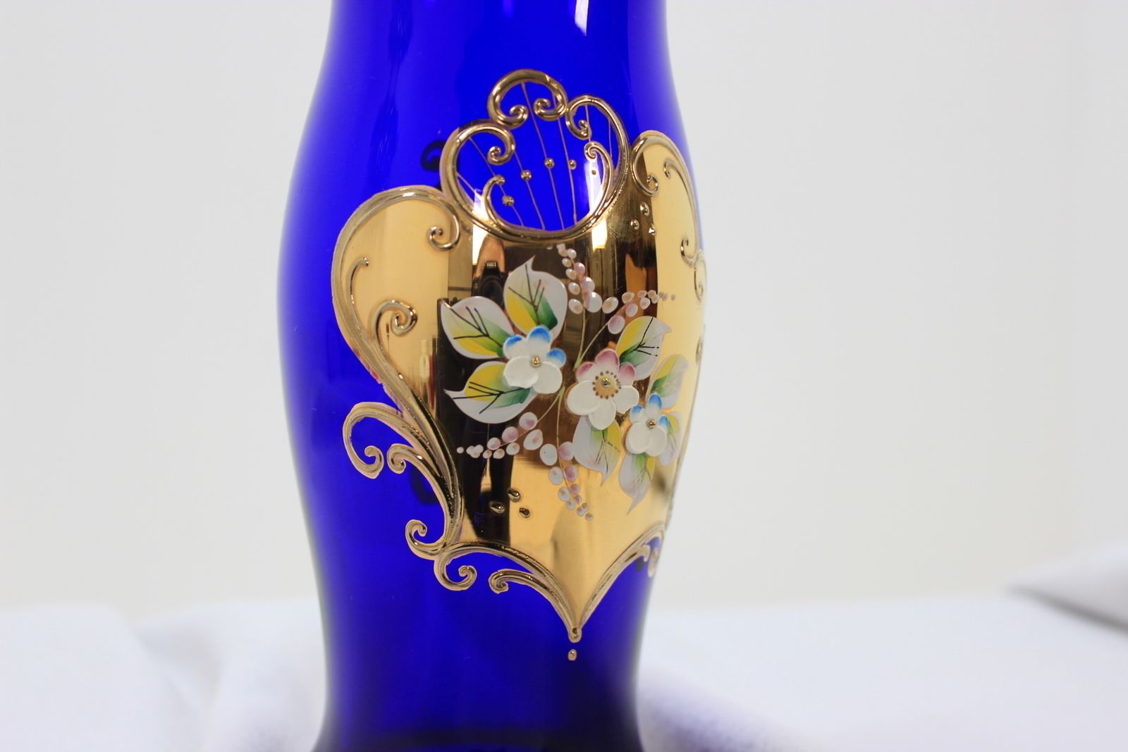 photo furniture Czech Glass Vase By Novoborské Sklo, 1970´S.