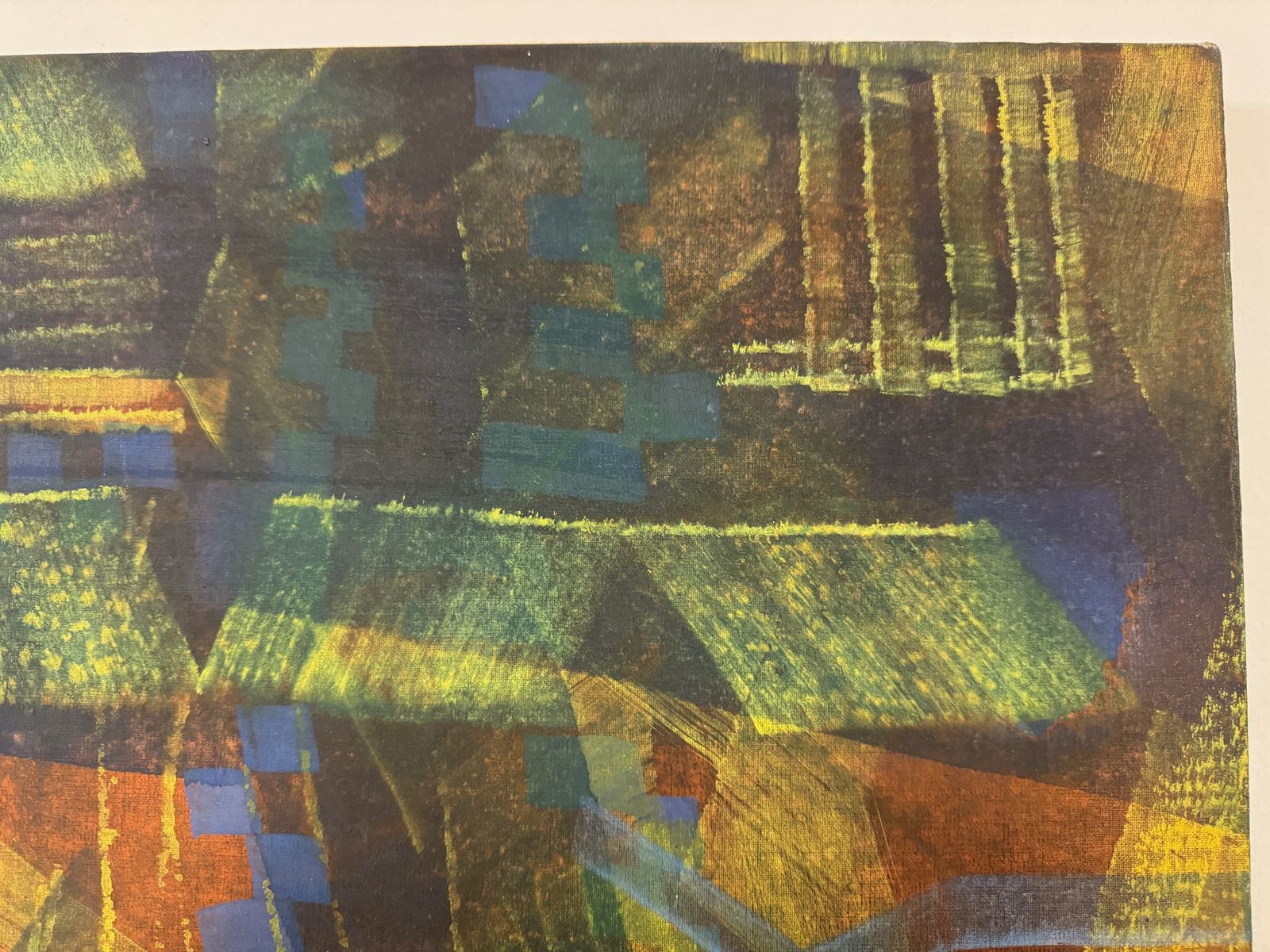 photo for sale Large 1970s Italian Abstract Painting