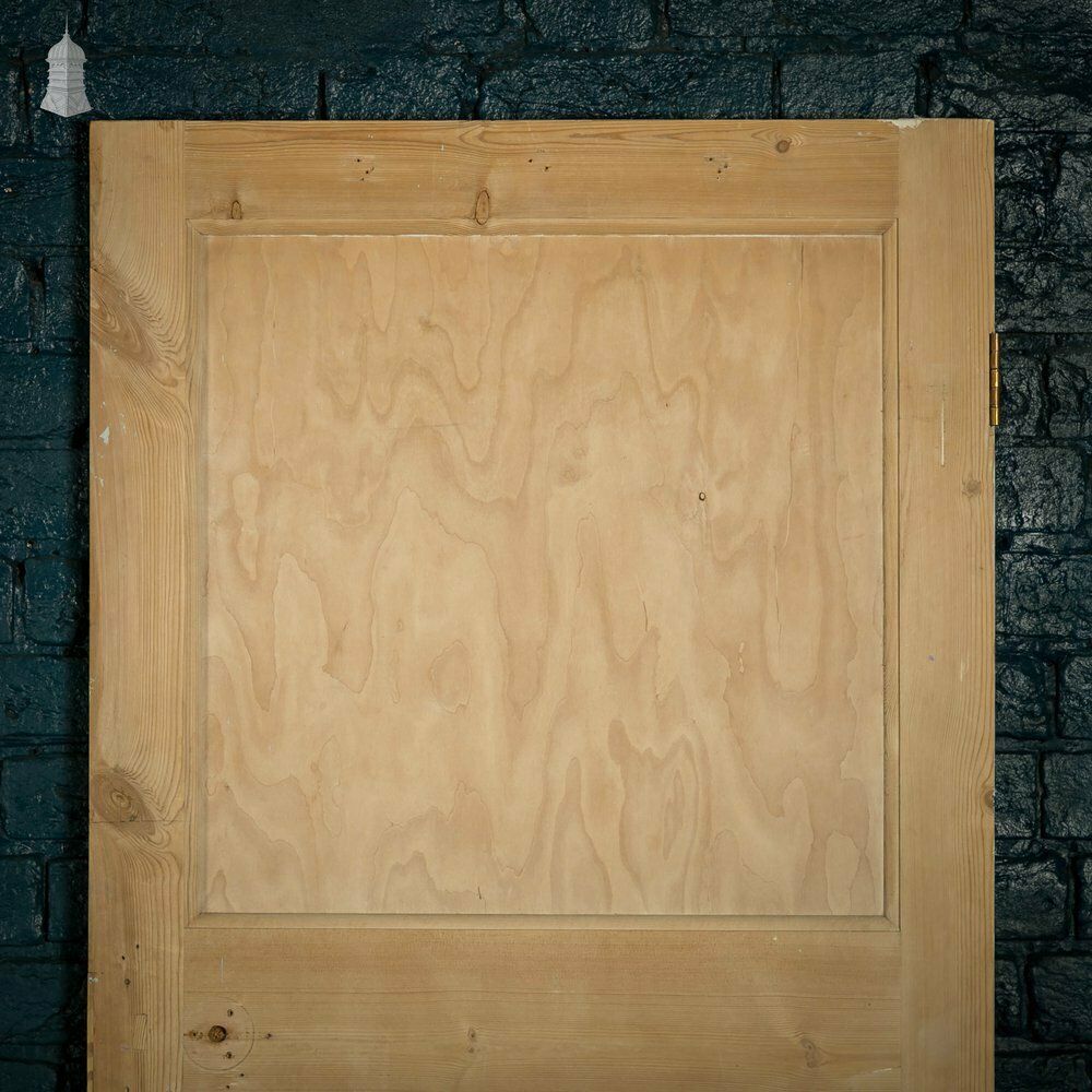 Pine Panelled Door, Moulded 3 Panel Set Of 3 photo vintage