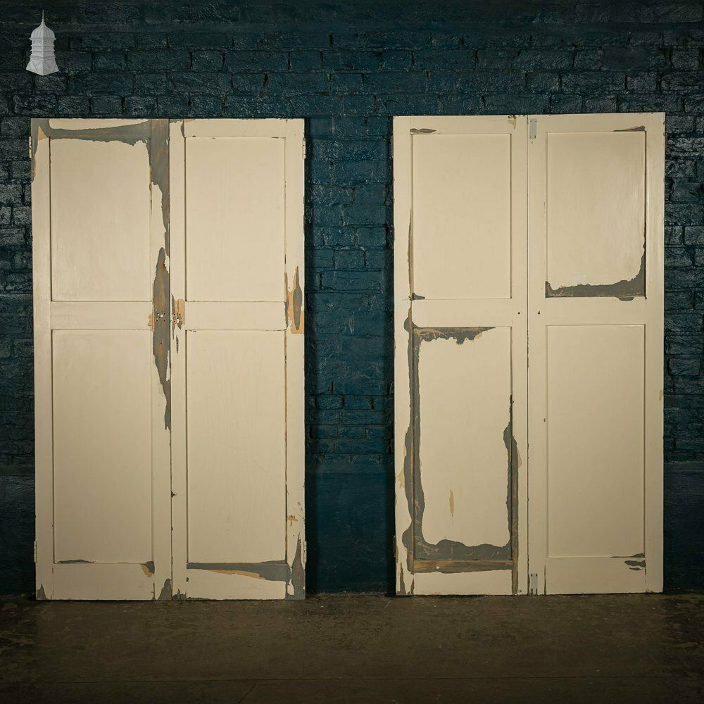 Pine Paneled Shutters, 2 Panel Shaker Style, Set Of 2 Pairs photo 480.0