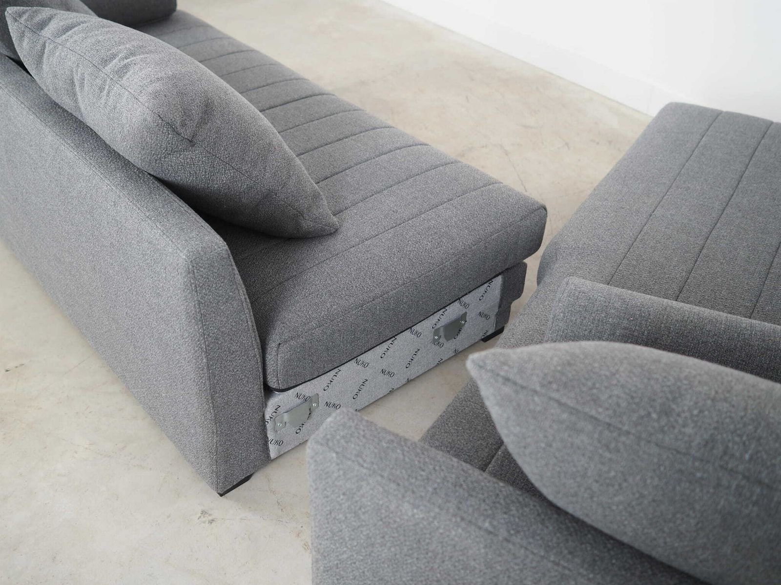 photo vinterior Graphite Corner Sofa, Scandinavian Design, 00s
