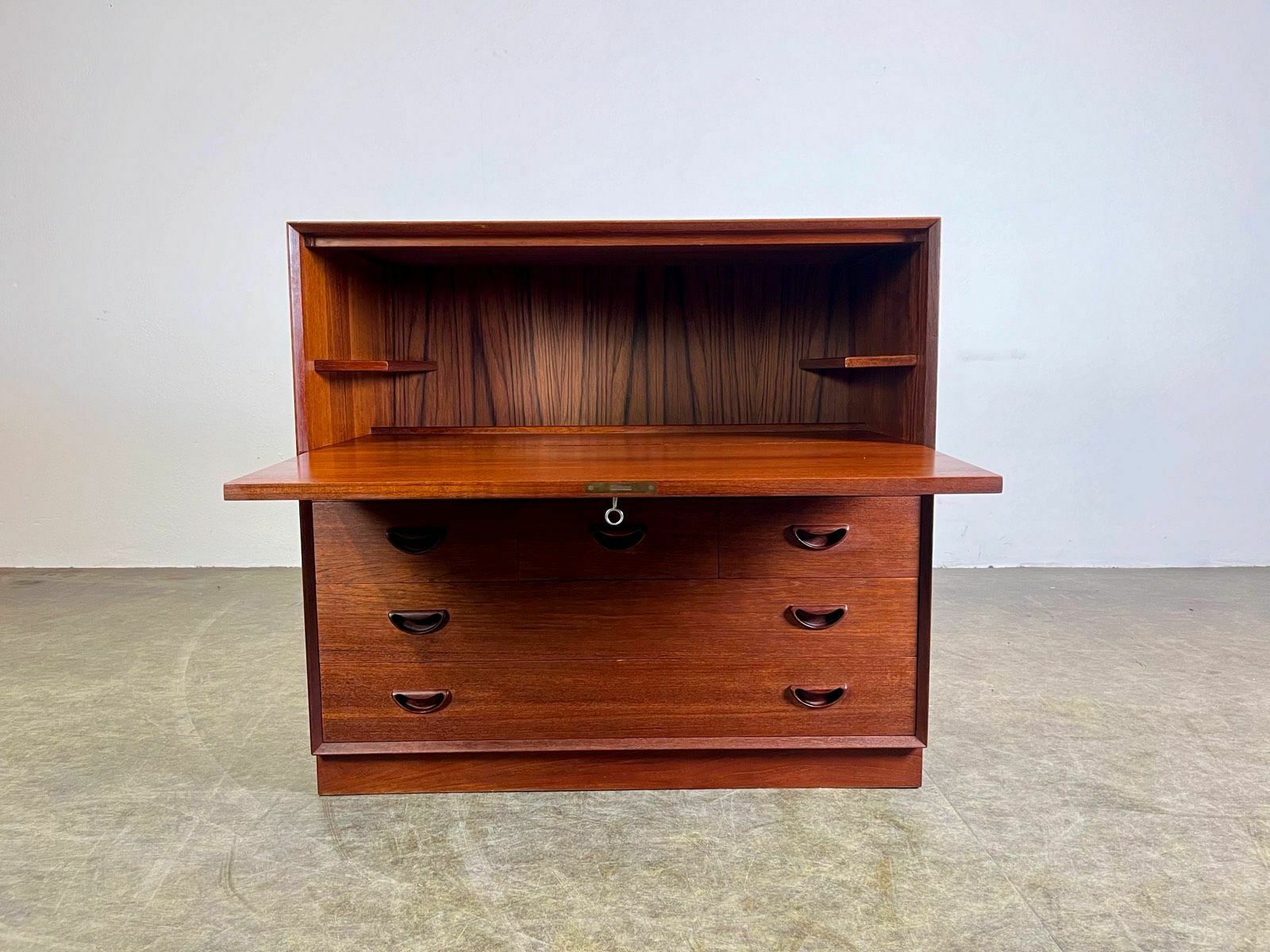 Secretary Peter Hvidt Orla Mølgaard Nielsen Teak Mid Century photo furniture