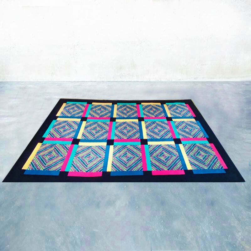 1990s Gorgeous Woolen Rug By Ottavio Missoni. Made In Italy photo furniture