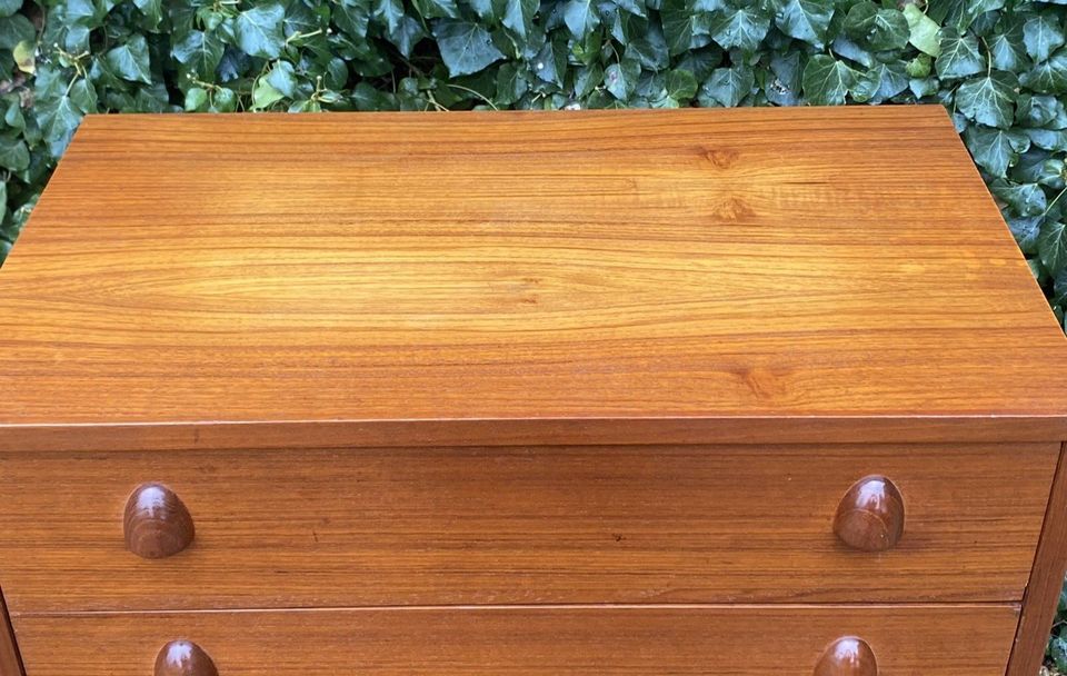 Mid Century Danish Teak Dresser Chest Of Drawers photo buy