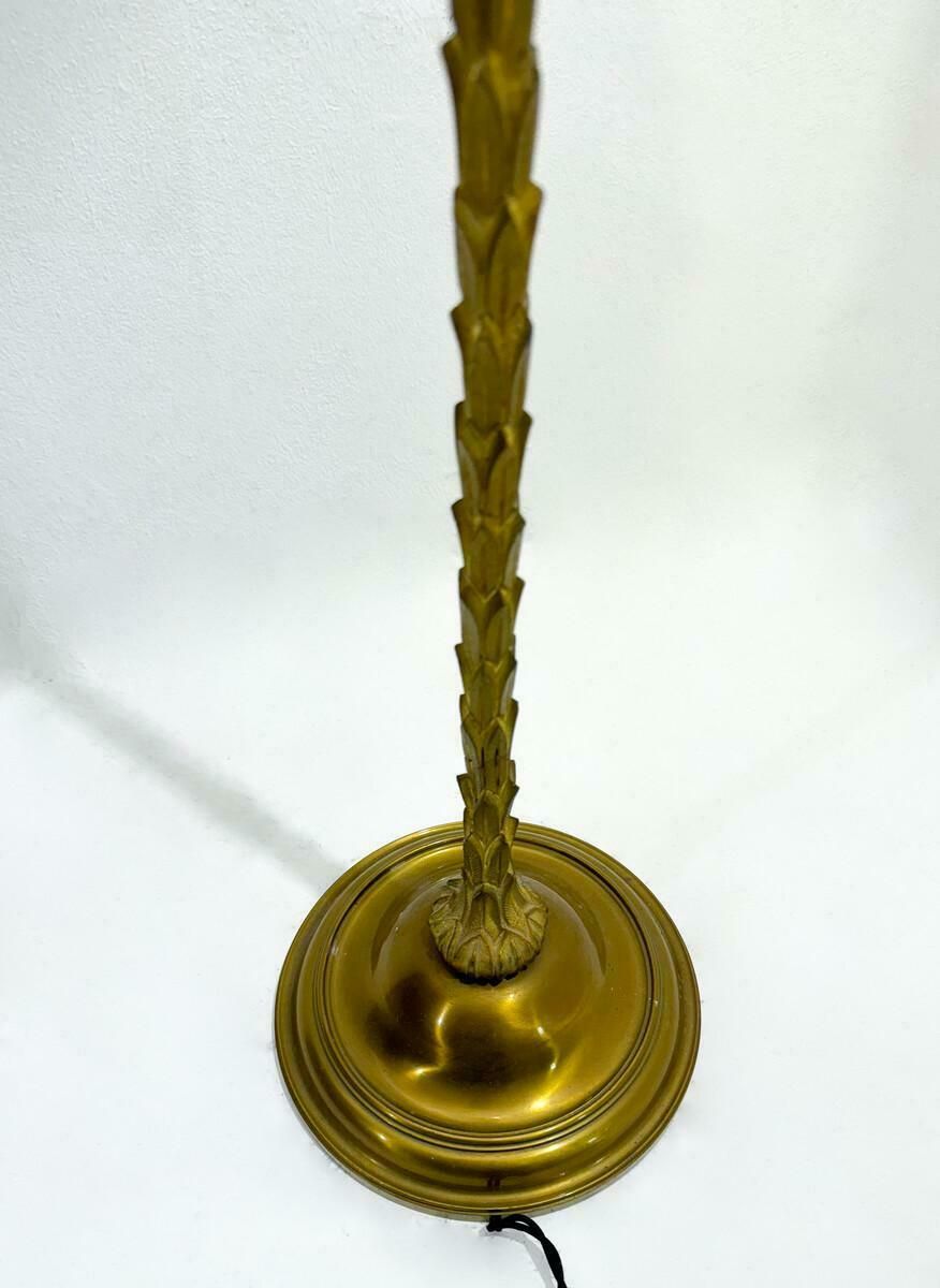 Mid Century Brass Floor Lamp By Maison Baguès, France, 1950s photo furniture
