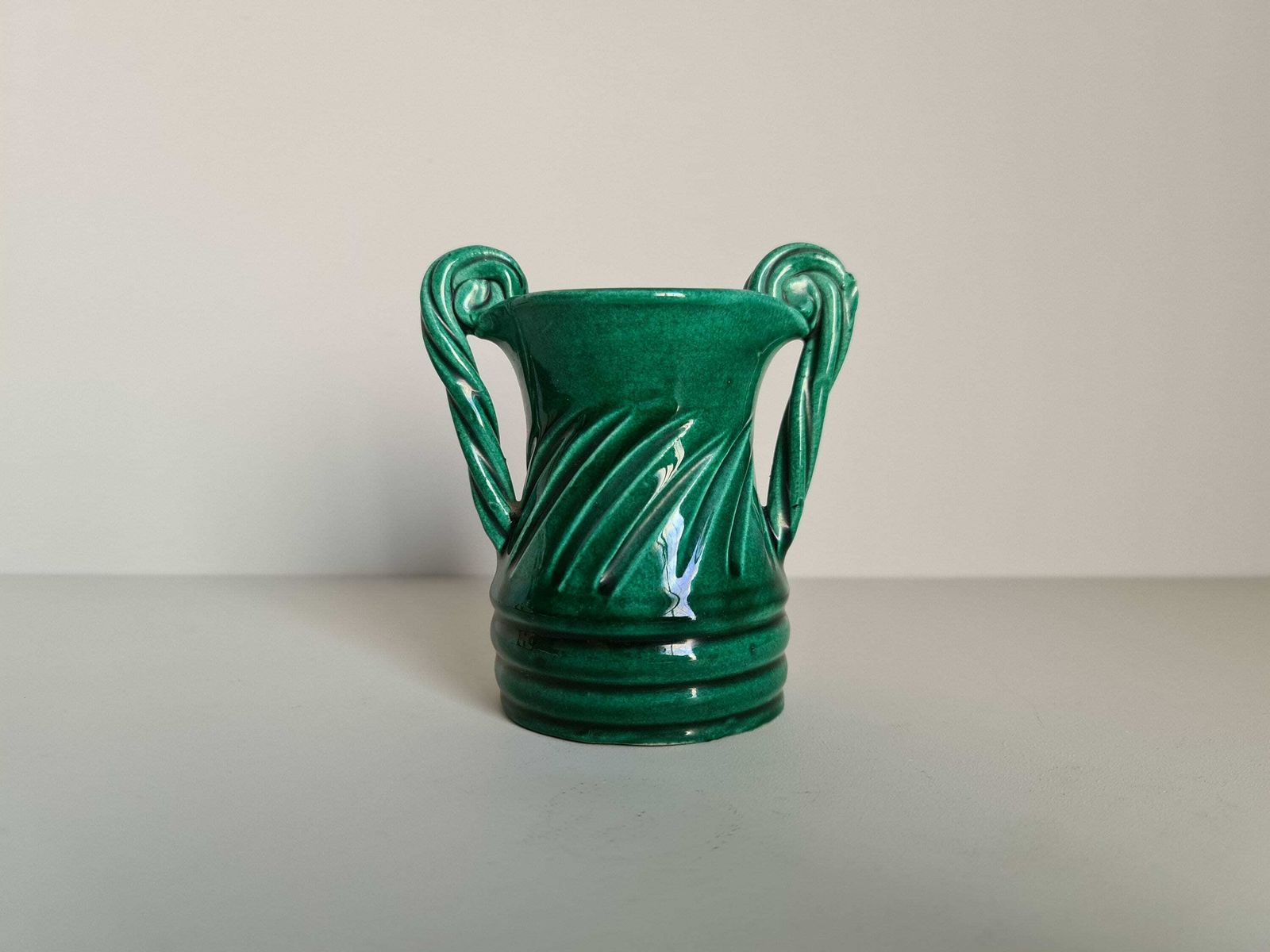 Vase Signed Vallauris Antique Style 1960 / French Ceramic / French Riviera / Artisanal Work / France / 20th Century photo furniture