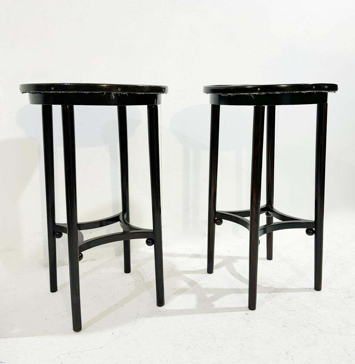 Pair Of Gueridons Thonet In The Style Of Josef Hoffmann photo 3764.0