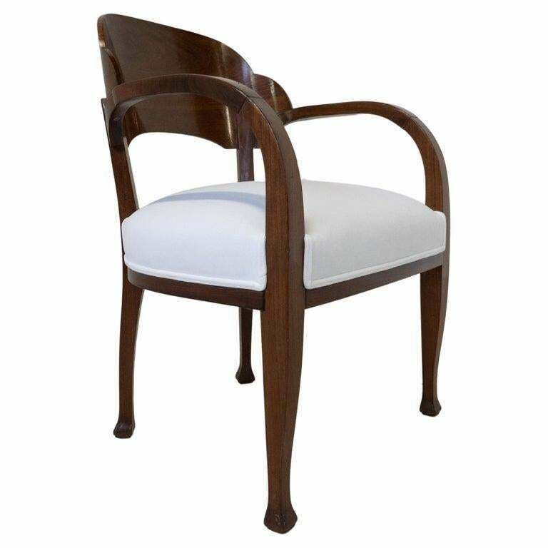 Art Nouveau Armchair By Henry Van De Velde, Belgium, 1908 photo for sale