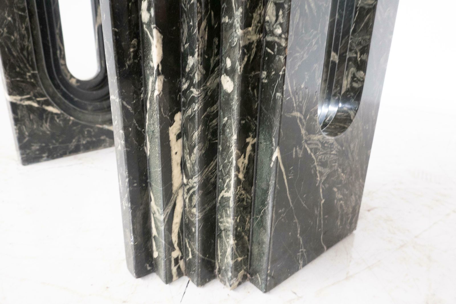 Mid Century Modern Dining Table By Carlo Scarpa, Marble And Glass, Italy, 1960s photo furniture