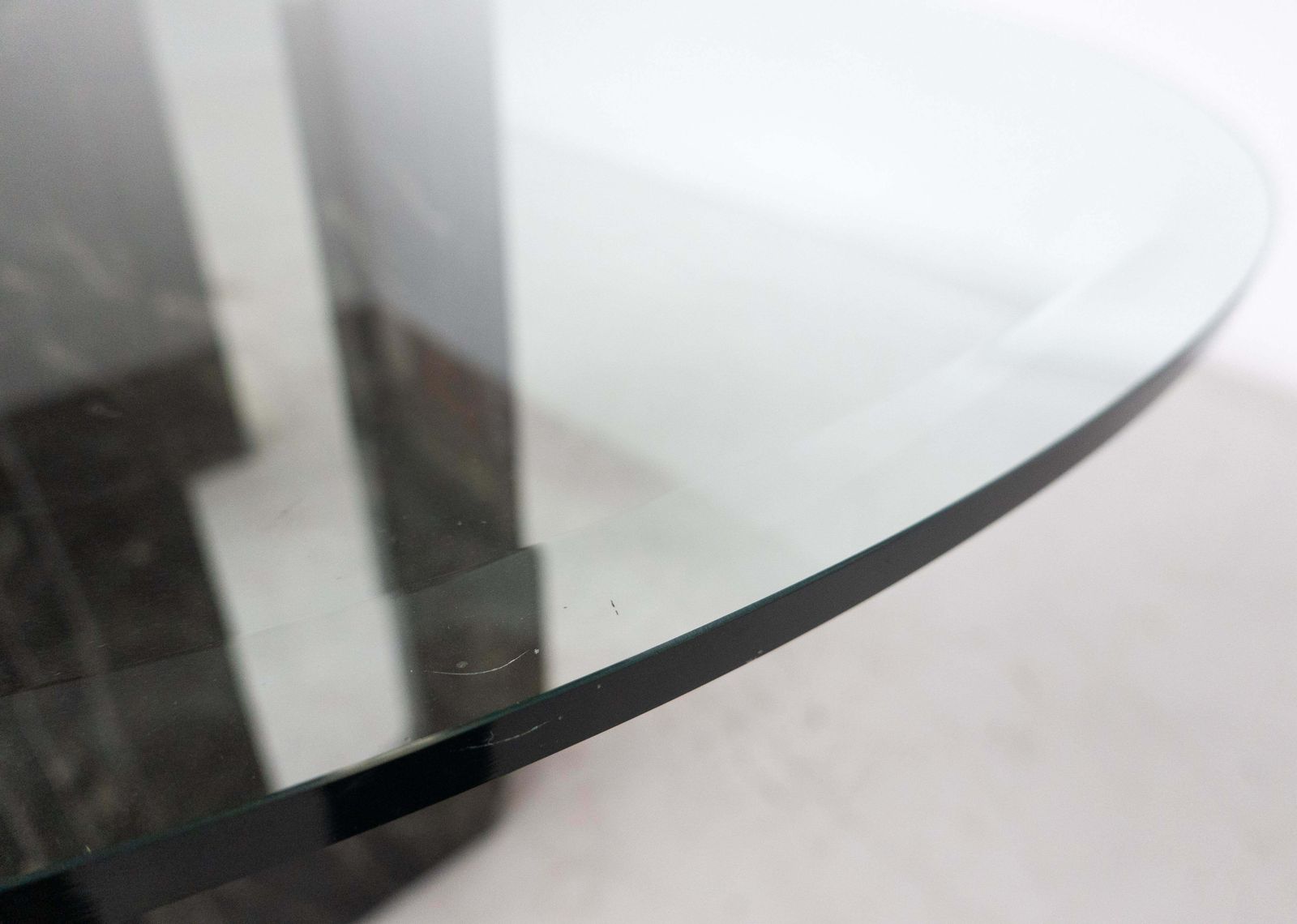 Mid Century Modern Dining Table By Carlo Scarpa, Marble And Glass, Italy, 1960s photo for sale