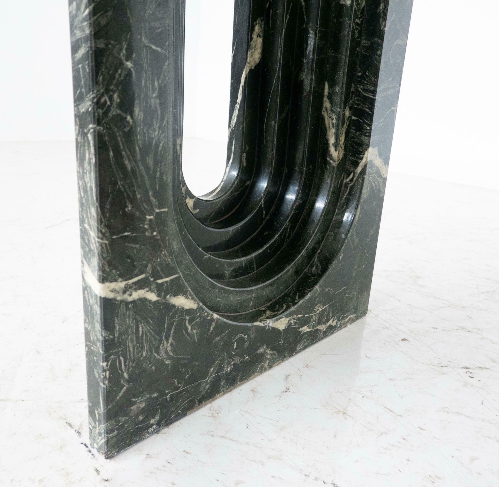 Mid Century Modern Dining Table By Carlo Scarpa, Marble And Glass, Italy, 1960s photo 4391.0