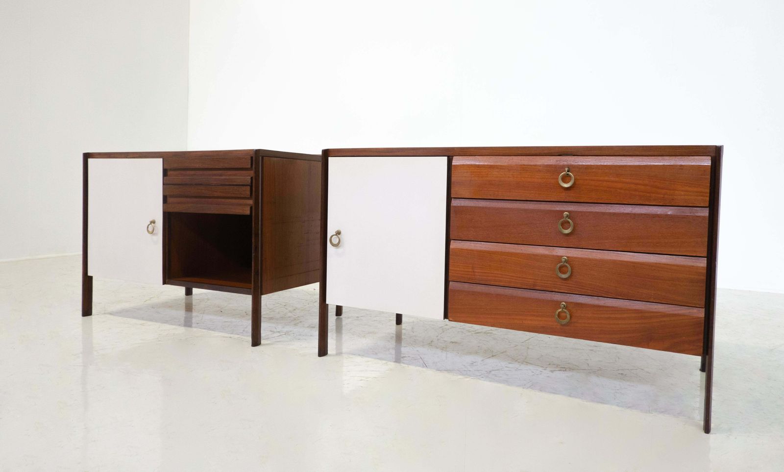Furniture Mid Century Wooden Sideboard, 1960s photo