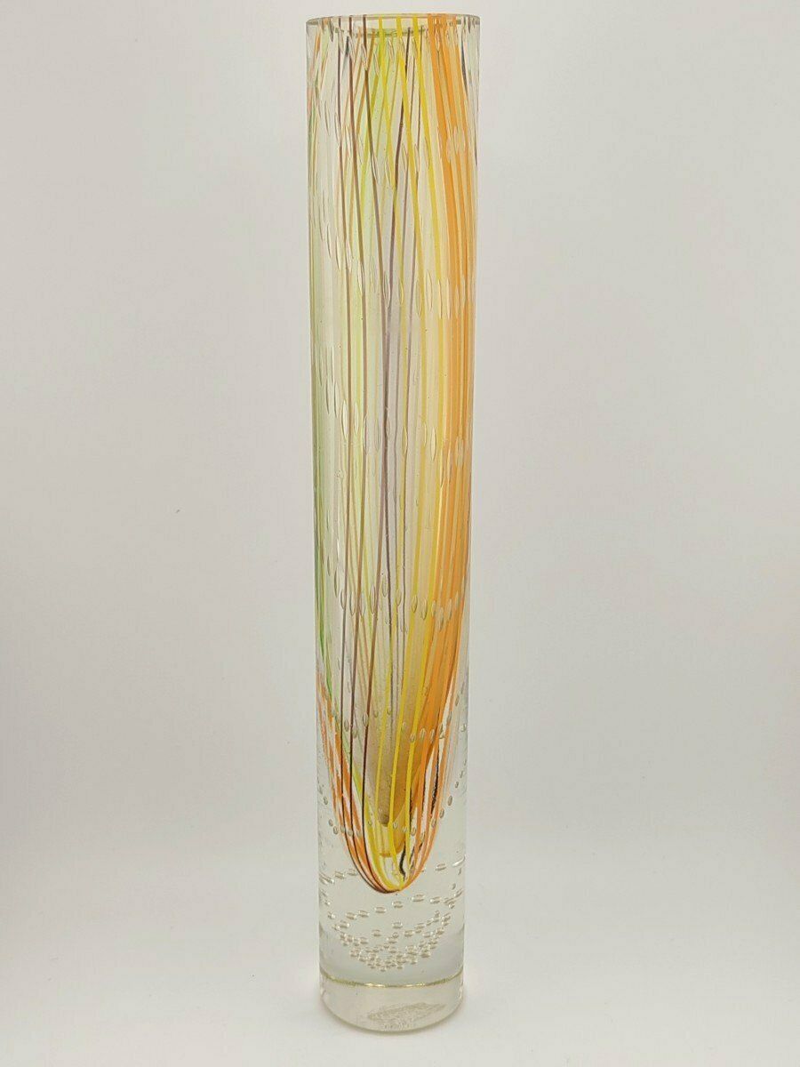 Vase soliflore en verre de Murano, années 1970