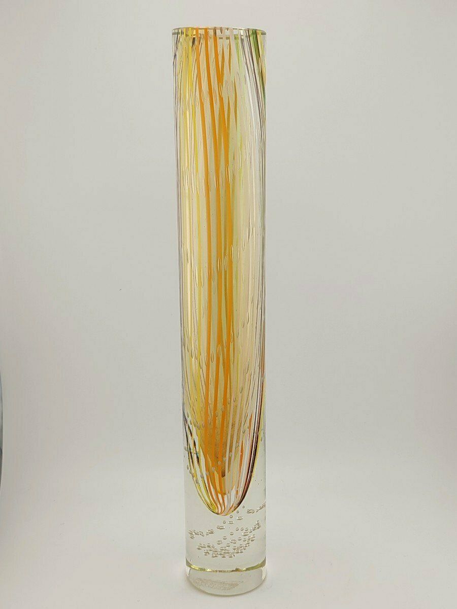 Vase soliflore en verre de Murano, années 1970 photo furniture