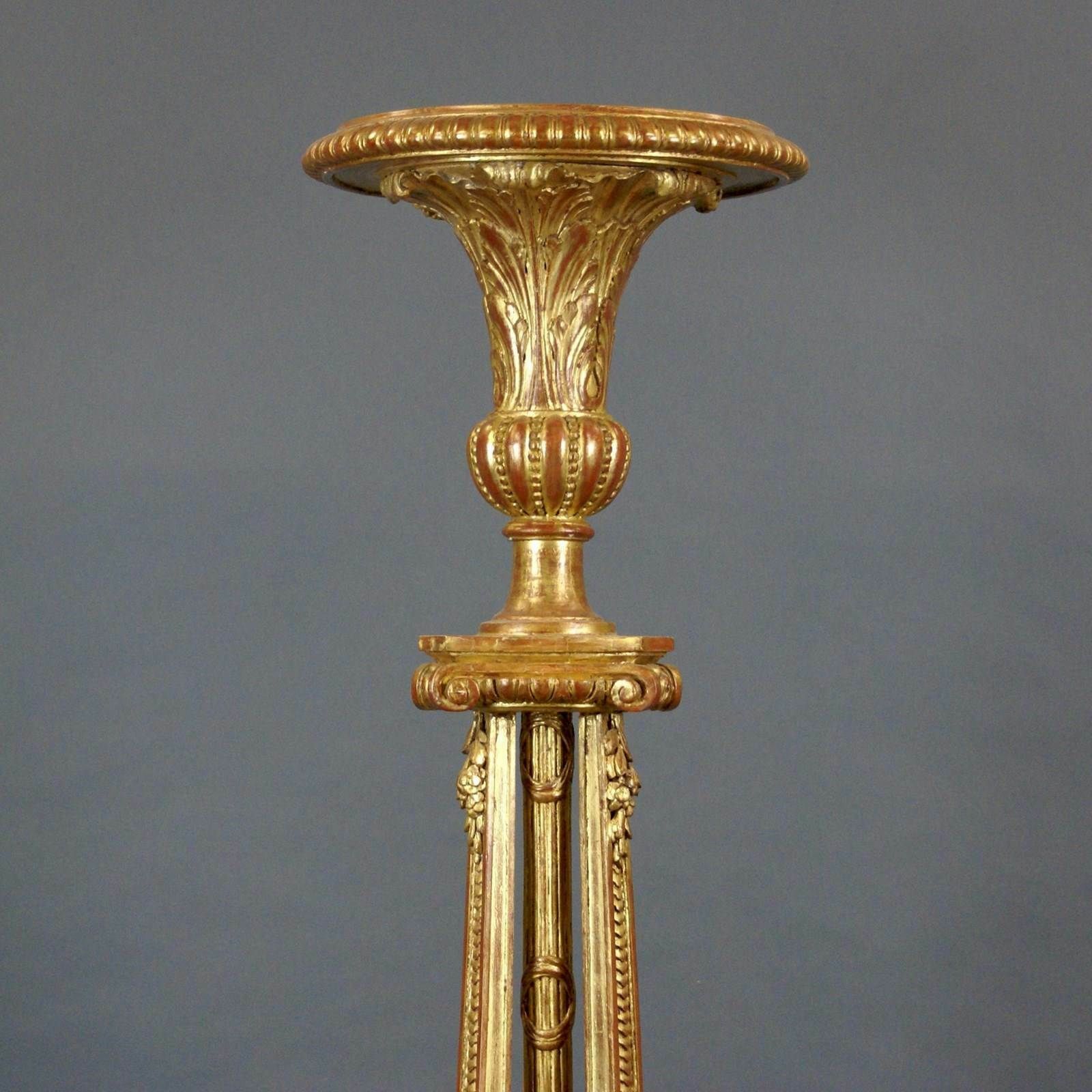 An 18th Century Style Carved Gilt Wood Torchere photo furniture