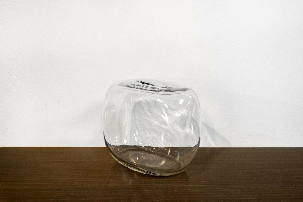 Murano Glass Vase By Paolo Tilche For Barbini, Italy, 1960s