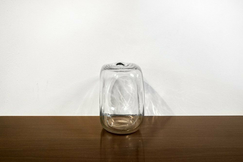 Murano Glass Vase By Paolo Tilche For Barbini, Italy, 1960s photo for sale
