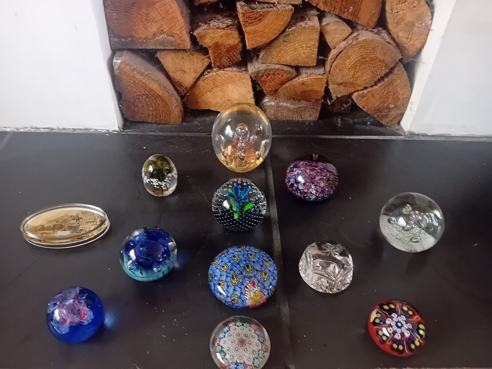 Mid Century Collection Of Italian Millefiori, Murano And Caithness Paperweights photo vinterior