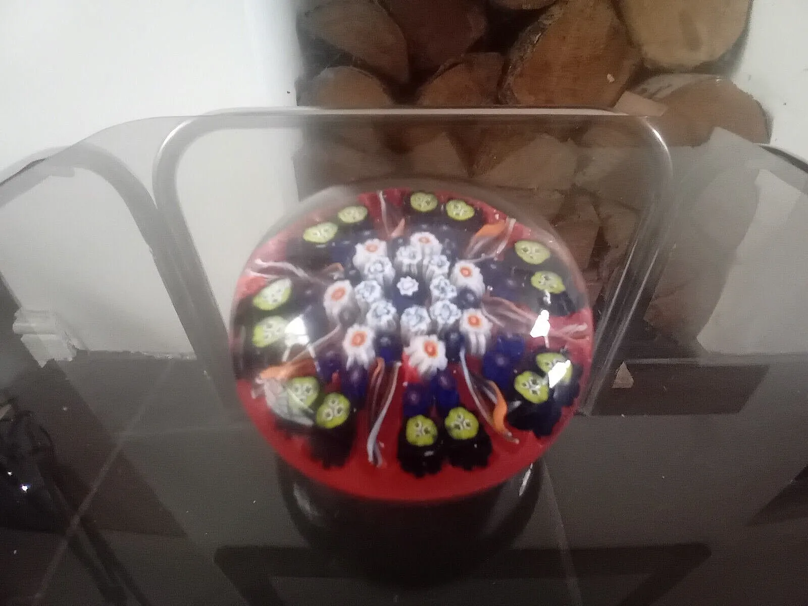 photo vintage Mid Century Collection Of Italian Millefiori, Murano And Caithness Paperweights