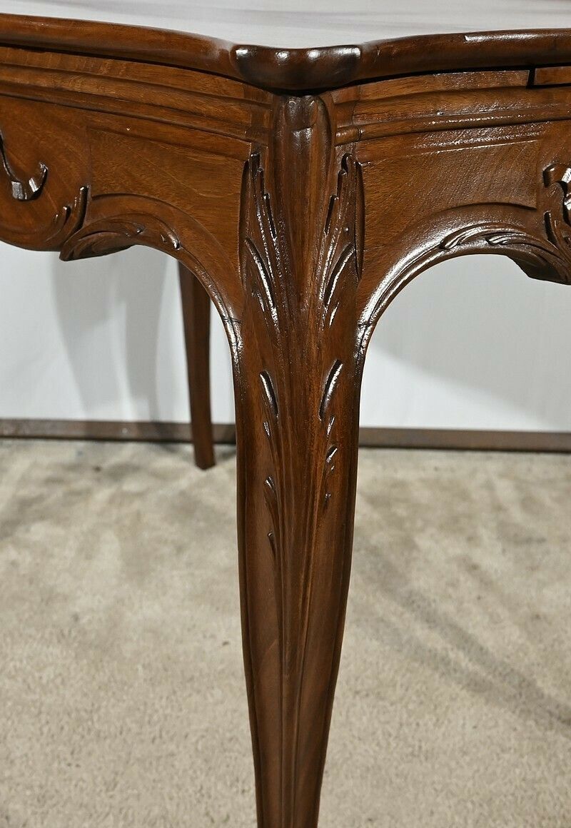 photo vinterior Small Cabaret Table In Mahogany, Louis XV Style, Napoleon III Period – Mid 19th Century
