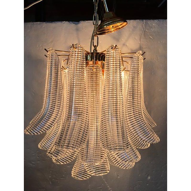 Italian Contemporary Mazzega Style Murano Glass "Selle" Sputnik Chandelier photo for sale