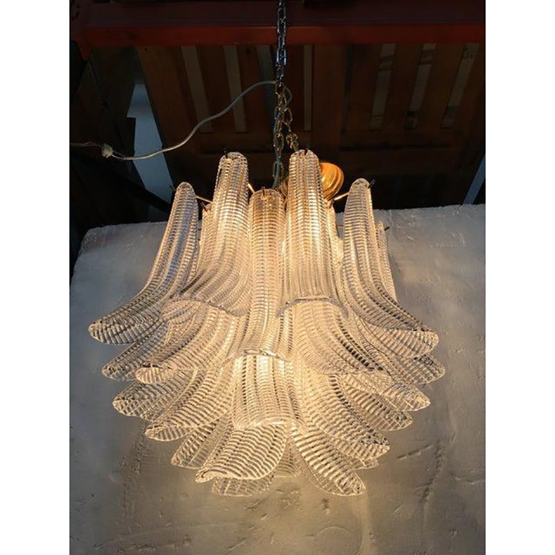 Italian Contemporary Mazzega Style Murano Glass "Selle" Sputnik Chandelier photo buy