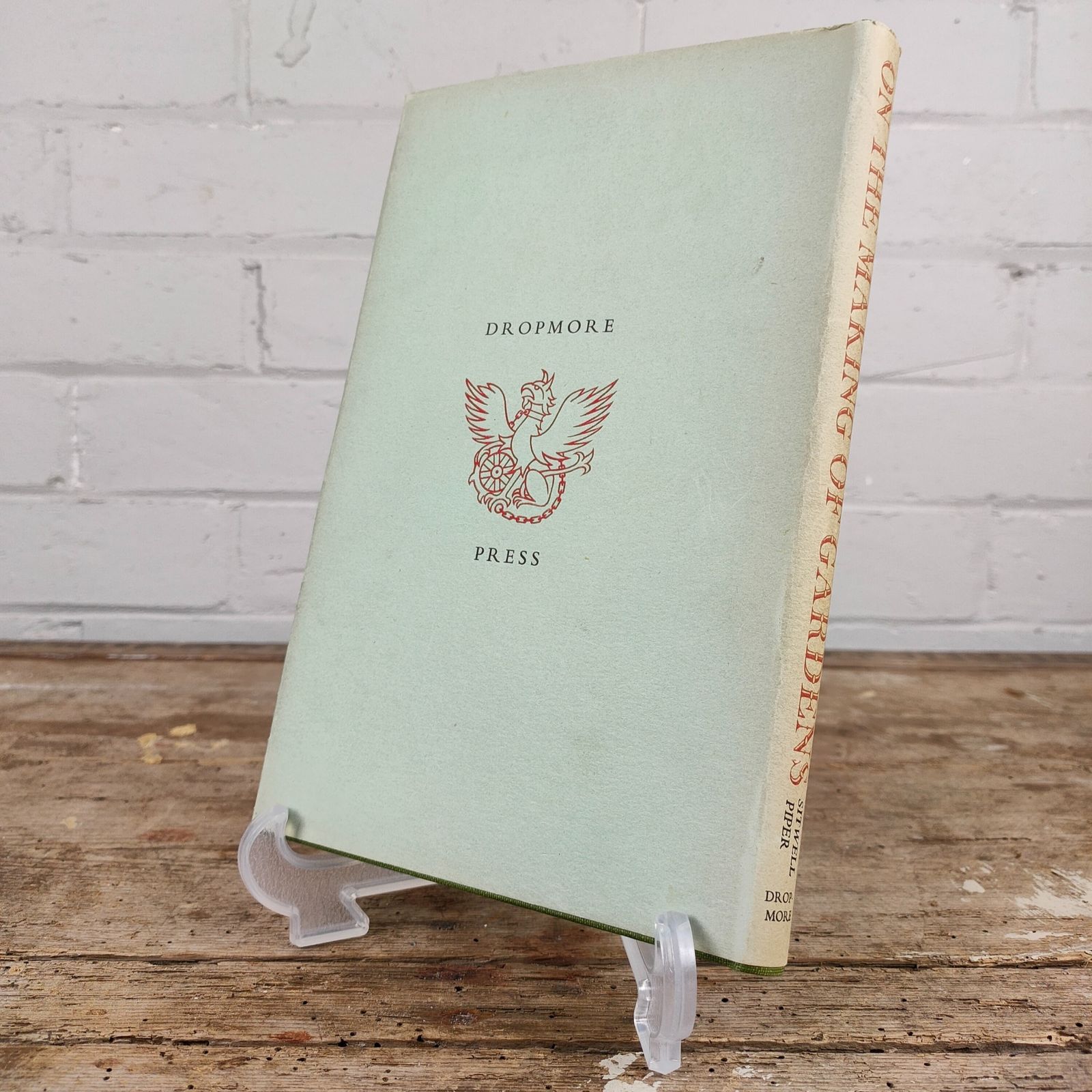 On The Making Of Gardens, 1949 Dropmore Press   Sir George Sitwell photo furniture
