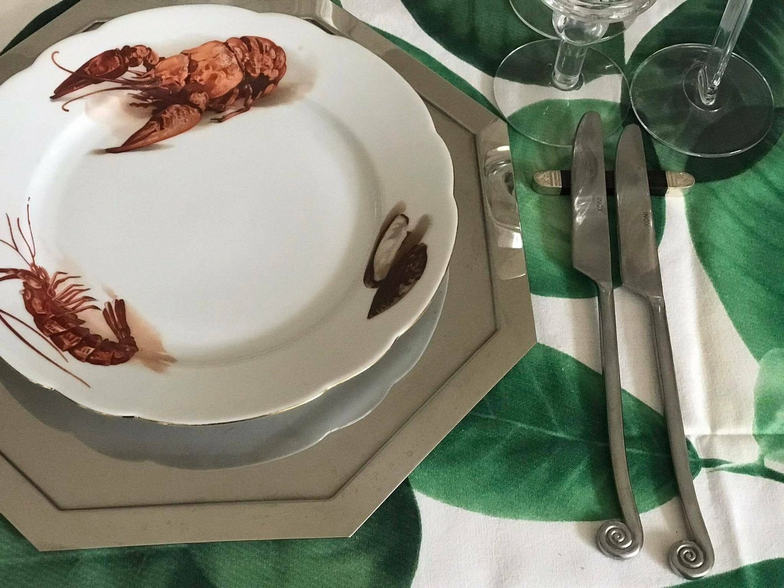 Knife Rest Set 8 Tuareg Silver Tribal Berber Nomadic African Art Authentic Handmade Decor Wooden Silver Art Collector Wedding Gift Unique photo vinterior