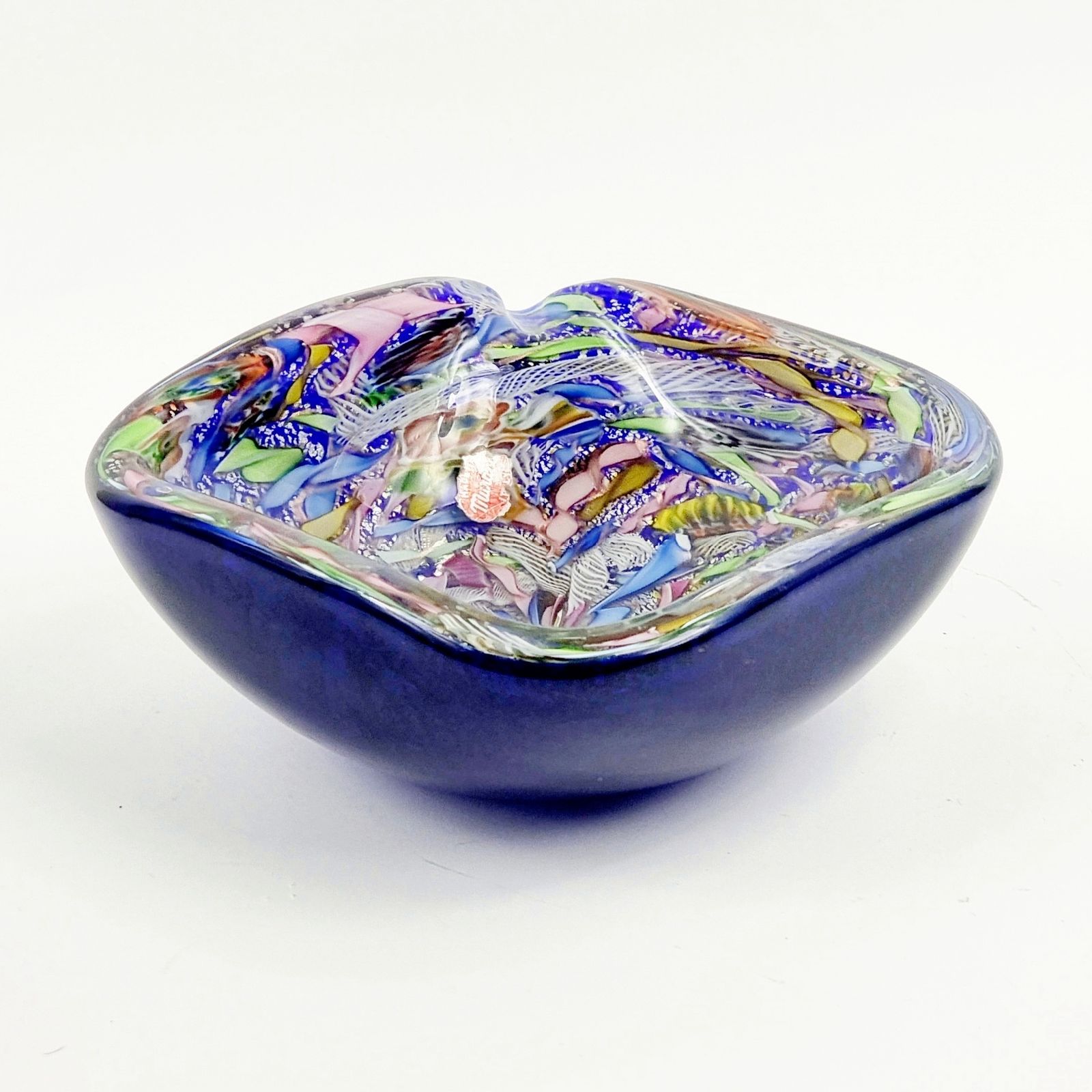 Large Murano Tutti Frutti Art Glass Bowl By Dino Martens For Avem, Italy, 1960s photo for sale
