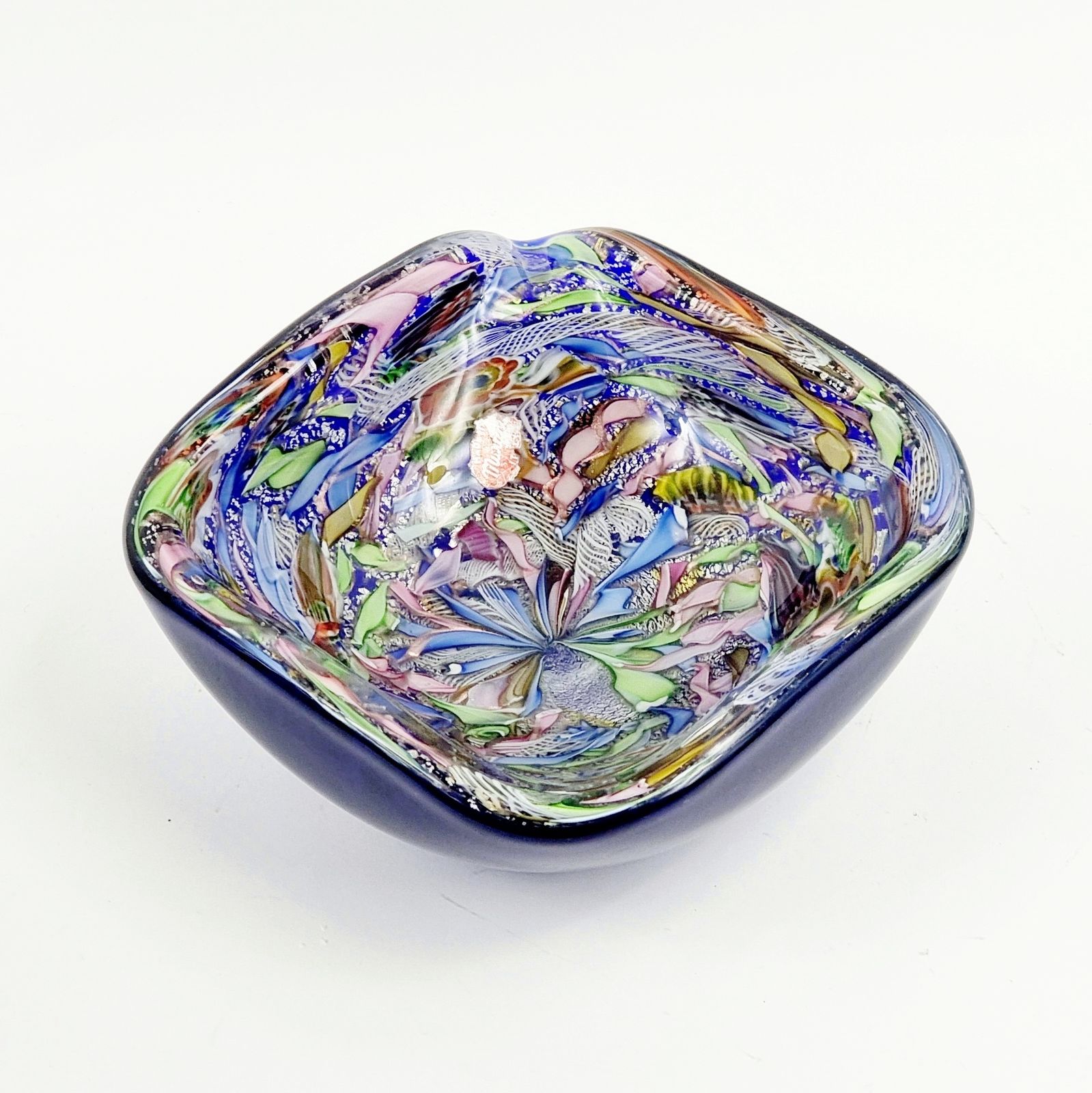 Large Murano Tutti Frutti Art Glass Bowl By Dino Martens For Avem, Italy, 1960s photo buy