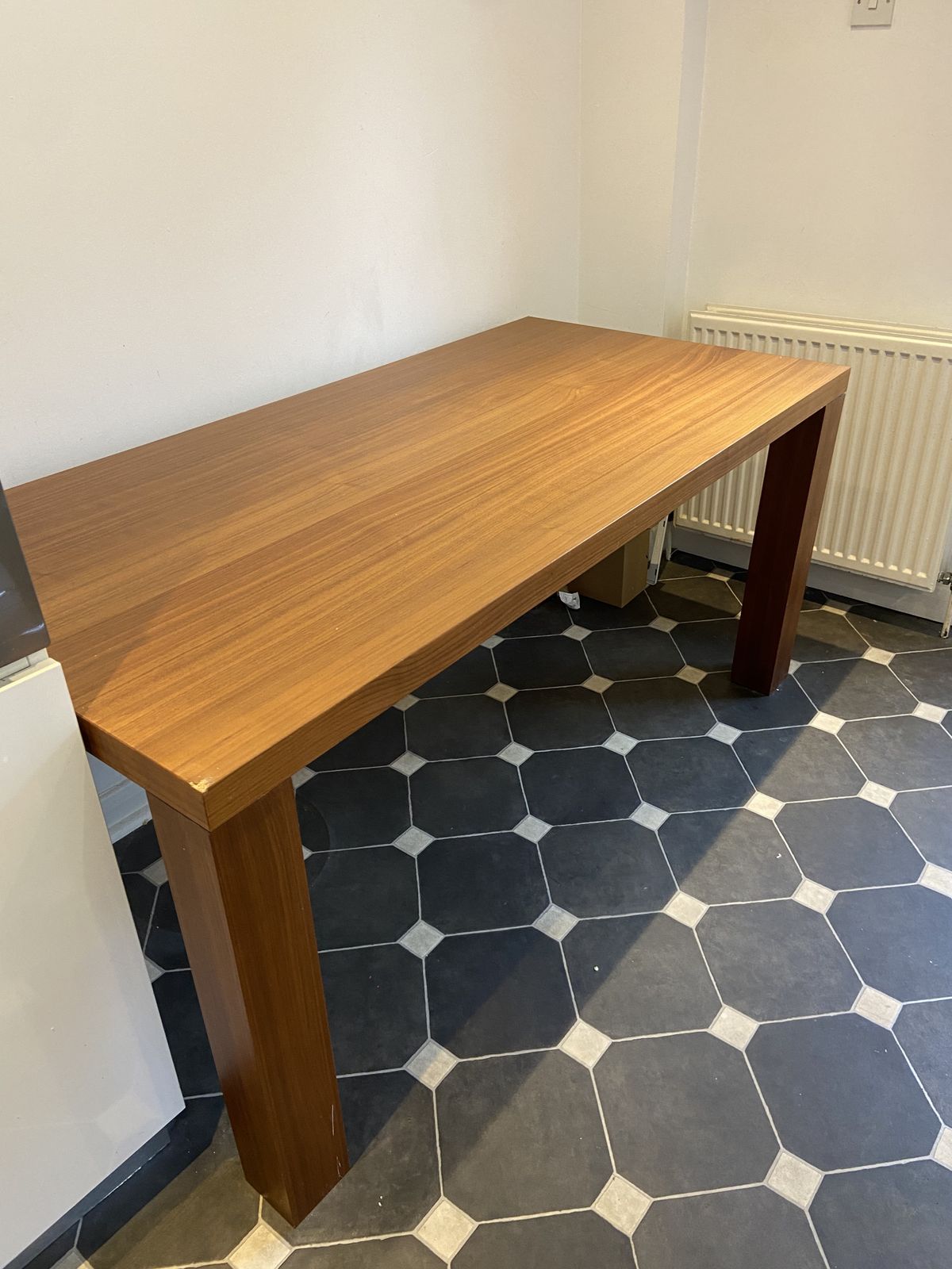 Brown Wooden Dining Table photo furniture