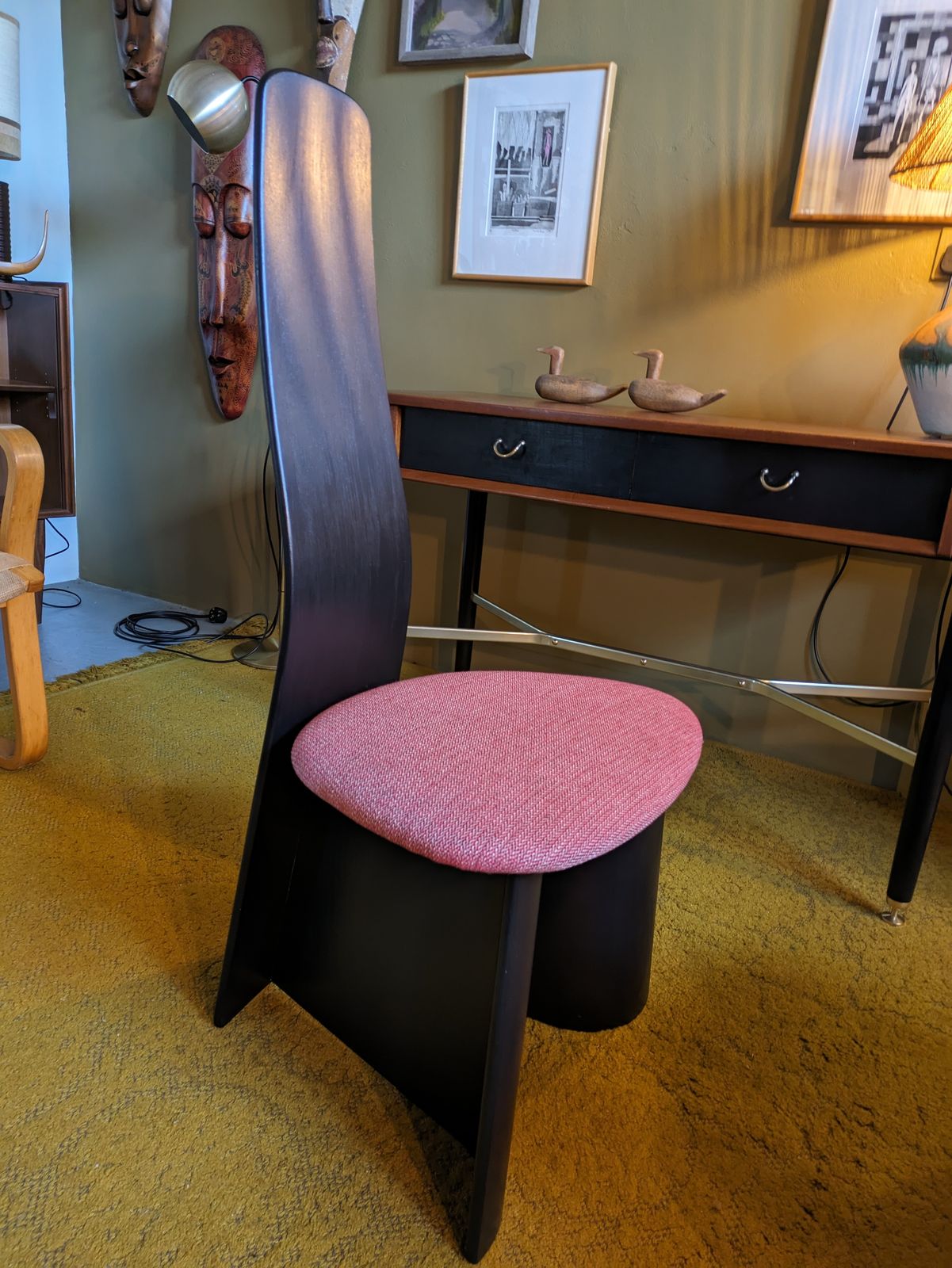 G Plan New Seasons Chair   Model 4582   Black Ash   New Upholstery   Retro Furniture photo 225.0